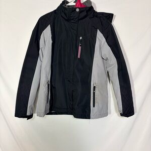 Below Zero by Rothschild Women’s 3‑in‑1 Insulated Jacket Black Gray L